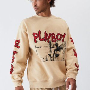 Playboy By PacSun Hardcore Crew Neck Sweatshirt